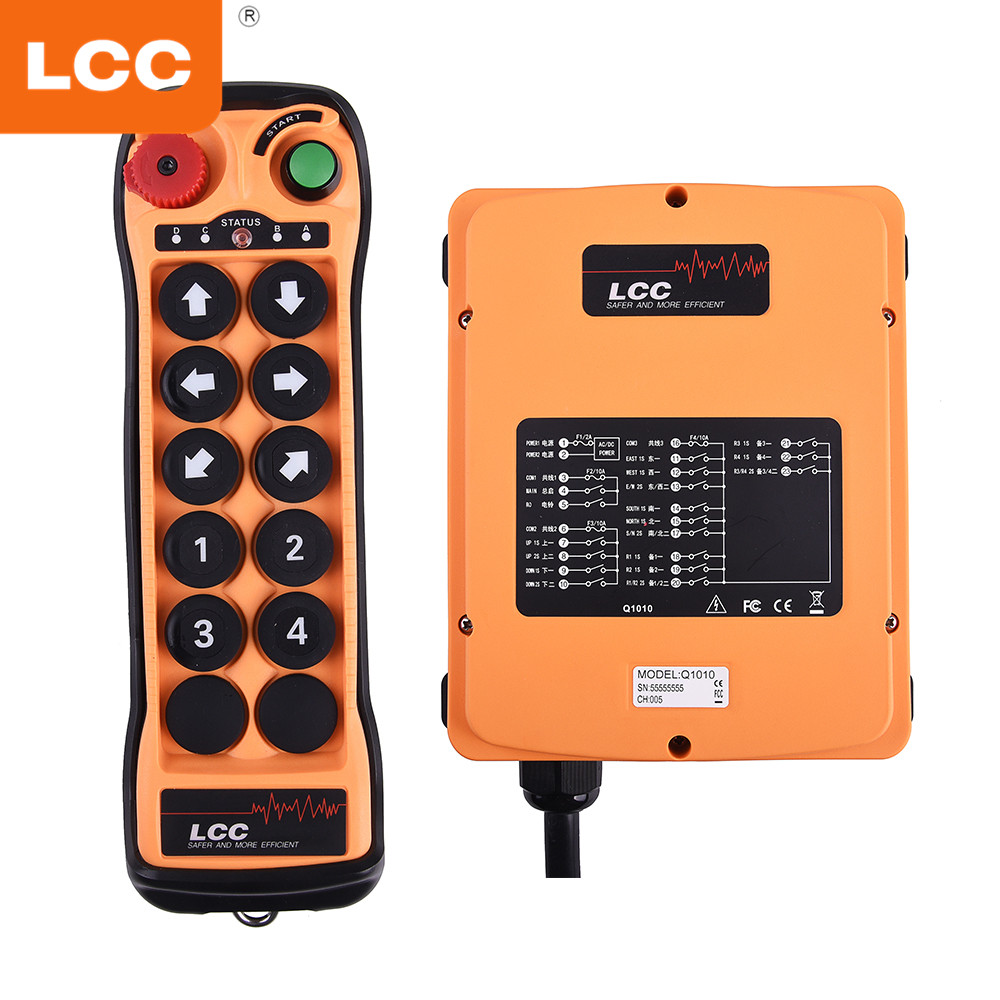 Q1010 LCC 绞车无线起重机射频遥控发射器和接收器